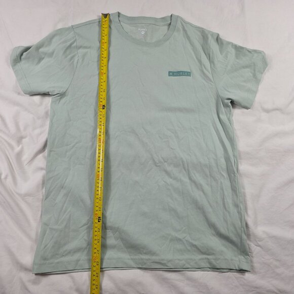 Hurley Mens Size Large Green T Shirt Casual Lightweight Short Sleeve Outdoors - Picture 7 of 8